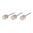 BROWNELLS MX FINISHING WHEEL, 1/2"X 1/2", 180 GRIT, 3 PACK