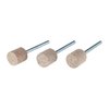 MX FINISHING WHEELS - MX FINISHING WHEEL, 1/2"X 1/2", 320 GRIT, 3 PACK