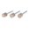 BROWNELLS MX FINISHING WHEEL, 1/2"X 1/2", 320 GRIT, 3 PACK