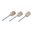 BROWNELLS MX FINISHING WHEEL, 1/2"X 1/2", 320 GRIT, 3 PACK
