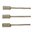 BROWNELLS MX FINISHING WHEEL, 1/4"X 1/2", 180 GRIT, 3 PACK