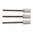 BROWNELLS MX FINISHING WHEEL, 1/4"X 1/2", 320 GRIT, 3 PACK
