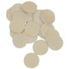 REALLY HEAVY DUTY SQUARE 100% COTTON PATCHES - HEAVY DUTY COTTON ROUND PATCHES, 1.25"/.30-.35 CAL, 1000 PK