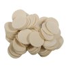 REALLY HEAVY DUTY SQUARE 100% COTTON PATCHES - HEAVY DUTY COTTON ROUND PATCHES, 1.25"/.30-.35 CAL 100 PACK