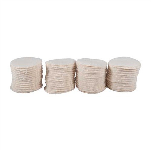 REALLY HEAVY DUTY ROUND 100% COTTON FLANNEL PATCHES - BROWNELLS 40-50 CAL REALLY HEAVY DUTY 2" ROUND COTTON PATCH 100/PACK