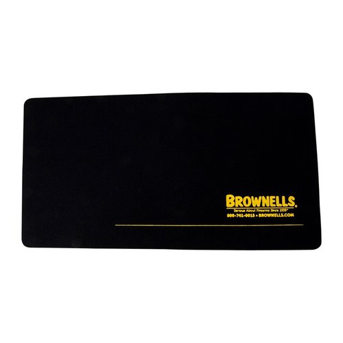 RANGE/BENCH GUN MAT - BROWNELLS NEOPRENE GUN MAT, 16" L X 8" W