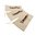 BROWNELLS CANVAS SHOOTING BAG, NATURAL TAN, 3 PACK