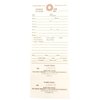 BROWNELLS DOUBLE-STUB CLAIM CHECKS, 500 PACK