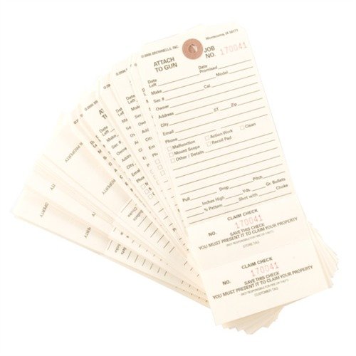 DOUBLE STUB CLAIM CHECKS - BROWNELLS DOUBLE-STUB CLAIM CHECKS, 1000 PACK