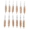DOUBLE-TUFF™ BORE BRUSH - DOUBLE-TUFF BRONZE PISTOL BRUSH 35-38 CALIBER 12 PACK