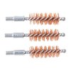 DOUBLE-TUFF™ BORE BRUSH - DOUBLE-TUFF BRONZE PISTOL BRUSH 10MM/40 CALIBER 3 PACK