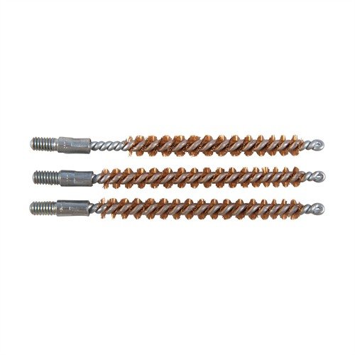 STANDARD LINE BRONZE BORE BRUSHES FOR RIFLE - BROWNELLS STANDARD LINE BRONZE RIFLE BRUSH 22 CAL CENTERFIRE 3 PACK