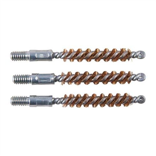 STANDARD LINE BRONZE BORE BRUSHES - BROWNELLS STANDARD LINE BRONZE PISTOL BRUSH 22 CALIBER 3 PACK