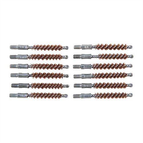 STANDARD LINE BRONZE BORE BRUSHES - BROWNELLS STANDARD LINE BRONZE PISTOL BRUSH 22 CALIBER 12 PACK