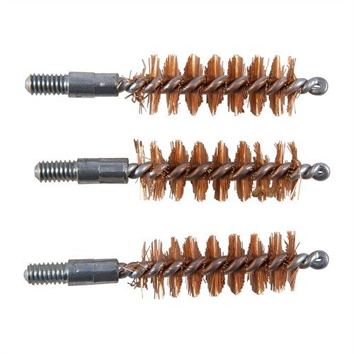 STANDARD LINE BRONZE BORE BRUSHES - BROWNELLS STANDARD LINE BRONZE PISTOL BRUSH 10MM/40 CALIBER 3 PACK