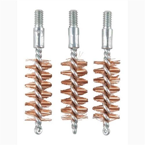 STANDARD LINE BRONZE BORE BRUSHES - BROWNELLS STANDARD LINE BRONZE PISTOL BRUSH 45 CALIBER 3 PACK