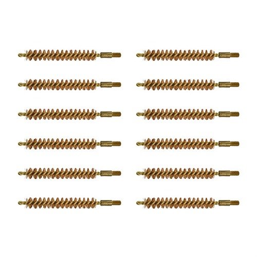 SPECIAL LINE'"! BRASS CORE RIFLE BORE BRUSH - BROWNELLS SPECIAL LINE BRASS RIFLE BRUSH 8MM 12 PACK