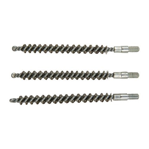 STANDARD LINE STAINLESS STEEL CENTER FIRE RIFLE BORE BRUSHES - BROWNELLS STANDARD LINE STAINLESS 22 CAL CENTERFIRE RIFLE BRUSH 3 PACK
