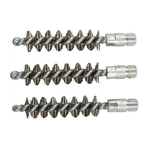 STANDARD LINE STAINLESS STEEL SHOTGUN BORE BRUSHES - BROWNELLS STANDARD LINE BRUSH, .410 BORE SHOTGUN, SS, 3 PACK