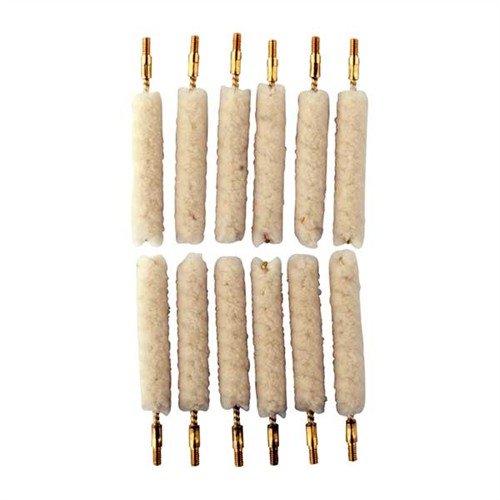 WOOL BORE MOPS - BROWNELLS WOOL BORE MOP 35-38 CALIBER 12 PACK