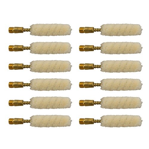 WOOL BORE MOPS - BROWNELLS WOOL BORE MOP 410 BORE 12 PACK