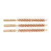 SPECIAL LINE"! DEWEY-THREAD RIMFIRE RIFLE BORE BRUSHES - SPECIAL LINE DEWEY BRUSH, BRONZE, 6MM-.25 CALIBER, 3 PACK