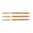 BROWNELLS SPECIAL LINE DEWEY BRUSH, BRONZE, 6MM-.25 CALIBER, 3 PACK
