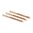 BROWNELLS SPECIAL LINE DEWEY BRUSH, BRONZE, .270 CALIBER RIFLE, 3 PACK