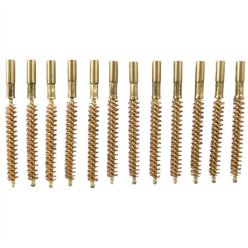 SPECIAL LINE"! DEWEY-THREAD CENTER FIRE RIFLE BORE BRUSH - BROWNELLS SPECIAL LINE DEWEY BRUSH, BRONZE, .30 CALIBER RIFLE, 12 PACK