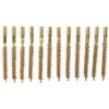SPECIAL LINE"! DEWEY-THREAD CENTER FIRE RIFLE BORE BRUSH - SPECIAL LINE DEWEY BRUSH, BRONZE, .30 CALIBER RIFLE, 12 PACK