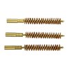 SPECIAL LINE"! DEWEY-THREAD CENTER FIRE RIFLE BORE BRUSH - SPECIAL LINE DEWEY BRUSH, BRONZE, .375 CALIBER RIFLE, 3 PACK