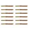 SPECIAL LINE"! DEWEY-THREAD CENTER FIRE RIFLE BORE BRUSH - SPECIAL LINE DEWEY BRUSH, BRONZE, .375 CAL RIFLE, 12 PACK