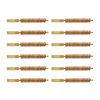 SPECIAL LINE"! DEWEY-THREAD CENTER FIRE RIFLE BORE BRUSH - SPECIAL LINE DEWEY BRUSH, BRONZE, .38 CALIBER RIFLE, 12 PACK