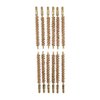 SPECIAL LINE"! DEWEY-THREAD CENTER FIRE RIFLE BORE BRUSH - SPECIAL LINE DEWEY BRUSH, BRONZE, 7MM RIFLE, 12 PACK