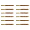 SPECIAL LINE"! DEWEY-THREAD CENTER FIRE RIFLE BORE BRUSH - SPECIAL LINE DEWEY BRUSH, BRONZE, 8MM RIFLE, 12 PACK