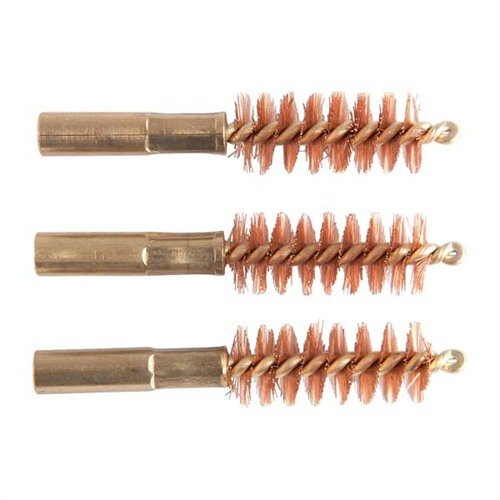 SPECIAL LINE"! DEWEY-THREAD HANDGUN BORE BRUSHES - BROWNELLS SPECIAL LINE DEWEY BRONZE PISTOL BRUSH 45 CALIBER 3 PACK