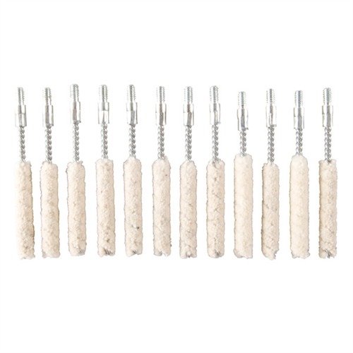 COTTON BORE MOPS - BROWNELLS COTTON BORE MOP 270 CALIBER 12 PACK