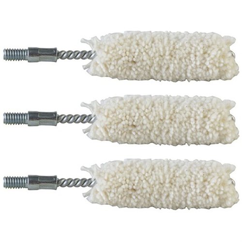 COTTON BORE MOPS - BROWNELLS COTTON BORE MOP 44-45 CALIBER 3 PACK