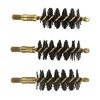 BROWNELLS HEAVY WEIGHT BRUSH, NYLON, .50 CALIBER PISTOL, 3 PACK