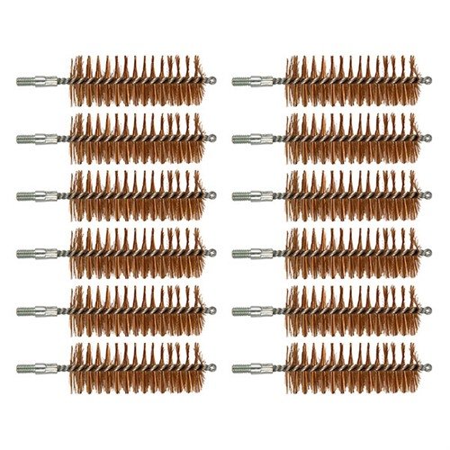 SHOTGUN CHAMBER BRUSH - BROWNELLS CHAMBER BRUSH, BRONZE, 12 GAUGE, 8-32 THREAD, 12 PACK