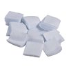 SQUARE 100% COTTON FLANNEL CLEANING PATCHES - SQUARE COTTON FLANEL PATCHES, .88", .17/.22 CAL, 100 PACK