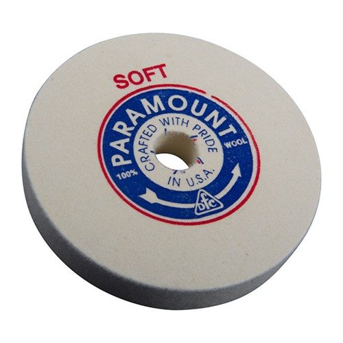 FELT POLISHING WHEELS - BACON FELT COMPANY 6" SOFT FELT POLISHING WHEEL 1" ARBOR