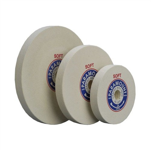 FELT POLISHING WHEELS - BACON FELT COMPANY 6" SOFT FELT POLISHING WHEEL 1/2" ARBOR