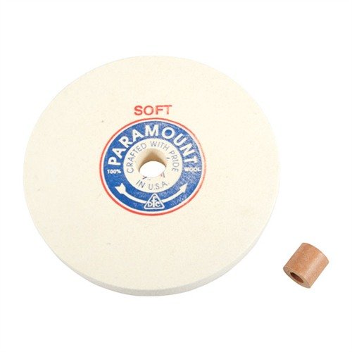 FELT POLISHING WHEELS - BACON FELT COMPANY 8" SOFT FELT POLISHING WHEEL 1/2" ARBOR