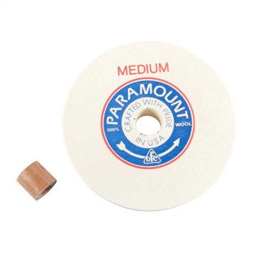FELT POLISHING WHEELS - BACON FELT COMPANY 6" MEDIUM FELT POLISHING WHEEL 1/2" ARBOR