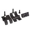 MAGAZINE EXTENSION SUPPORT CLAMP - MAGAZINE CLAMP W/ TACTICAL RAIL, 12 GA MOSSBERG