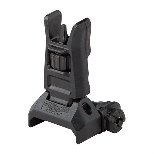 AR-15 FLIP-UP MBUS PRO BACK-UP FRONT SIGHT - MAGPUL MBUS PRO FRONT SIGHT FLIP-UP ADJUSTABLE STEEL BLACK