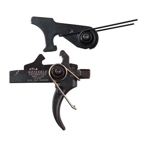 AR-15 SUPER 3 GUN TRIGGER - GEISSELE AUTOMATICS S3G SUPER-3-GUN HYBRID 2-STAGE CURVED TRIGGER FOR AR-15