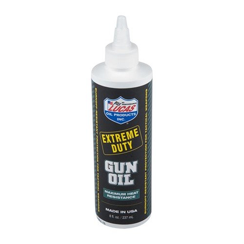 EXTREME DUTY GUN OIL - LUCAS OIL PRODUCTS 8 OZ. GUN OIL