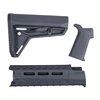 AR-15 MOE SL FURNITURE SET M-LOK POLYMER - MOE SL FURNITURE SET M-LOK CARBINE  FOR AR-15 GRAY